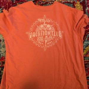 Disney Orange Vacation Club Short Sleeve Tee